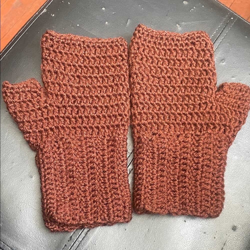 Handmade Crochet Fingerless Gloves